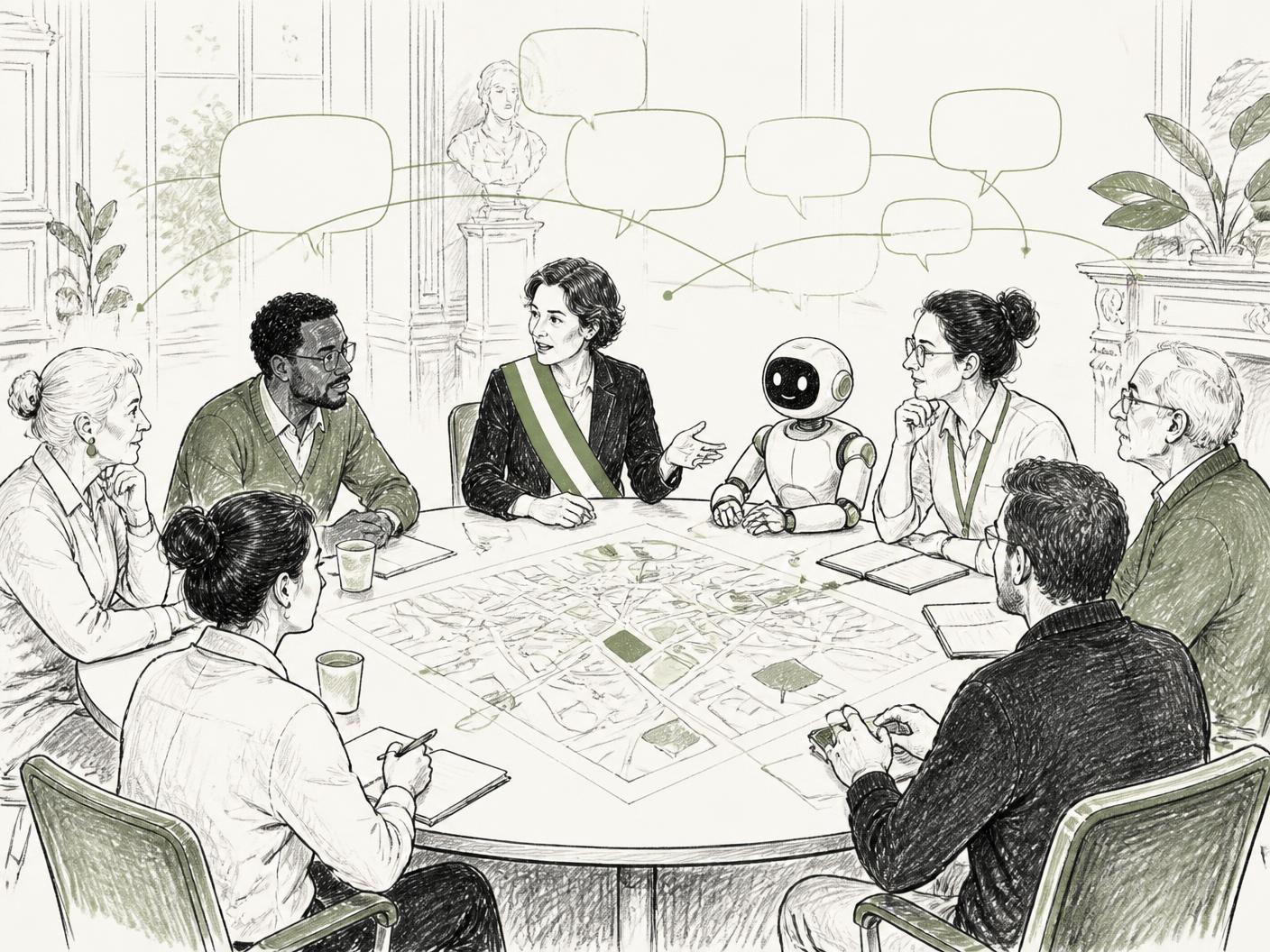 Dialogue citoyen autour de l’intelligence artificielle dans une collectivité